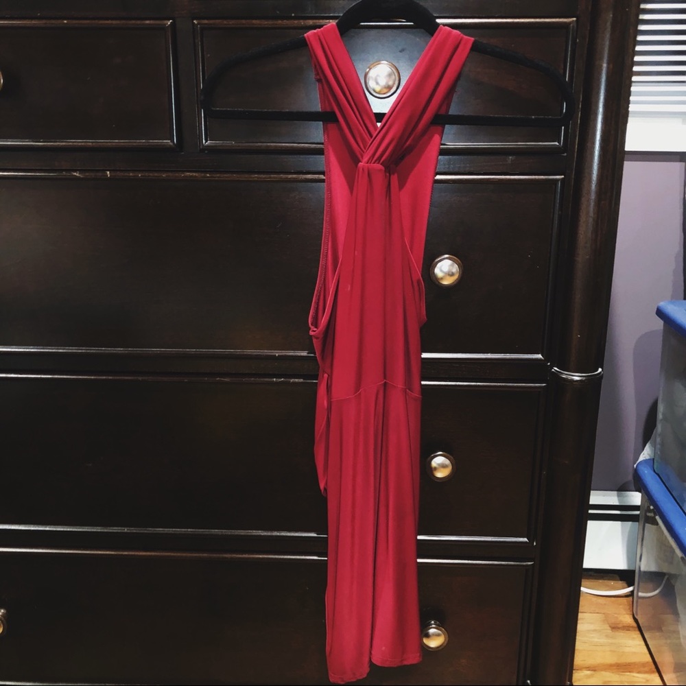 Boohoo Wine/Red Romper